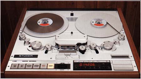 Studer A820 Professional Tape Recorder Manual