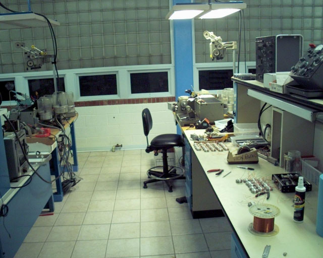 AMI, Inc. electronics manufacturing bench. Photo courtesy of AMI, Inc.